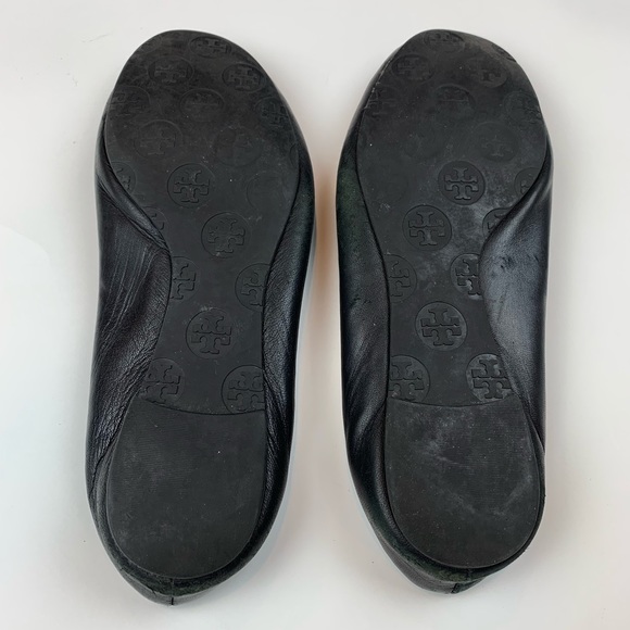 Tory Burch Black Reva Flats - Picture 3 of 4